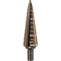 Foret &eacute;tag&eacute;, 3/16"/#4 - #4/7/8", Incr&eacute;ments de 1/32", Acier rapide au cobalt Northern Industrial Supply Inc.