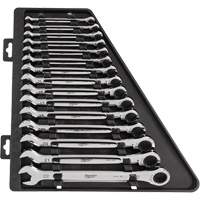 Ratcheting Wrench Set, Combination, 15 Pieces, Metric Northern Industrial Supply Inc.