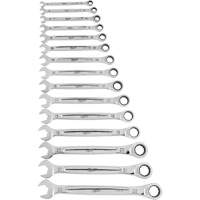 Ratcheting Wrench Set, Combination, 15 Pieces, Metric Northern Industrial Supply Inc.