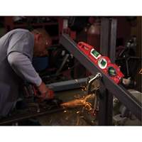 Die Cast Torpedo Level with 360 Degree Locking Vial, 10" L, Aluminum, 3 Vials, Magnetic Northern Industrial Supply Inc.
