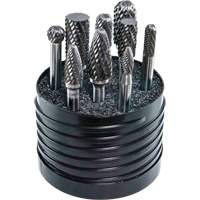 Jeu d'al&eacute;soirs au carbure plein &agrave; double coupe Magnum SET 1 DRILLCO, 8 morcea Northern Industrial Supply Inc.