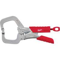 Torque Lock Locking Pliers with Regular Jaws & Grip, 6" Length, C-Clamp Northern Industrial Supply Inc.