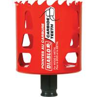 Wood & Metal Hole Saw, 2-9/16", 2-3/8" Depth of Cut, Carbide Northern Industrial Supply Inc.