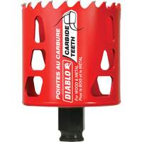 Wood & Metal Hole Saw, 2-5/8", 2-3/8" Depth of Cut, Carbide Northern Industrial Supply Inc.