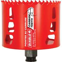 Wood & Metal Hole Saw, 3-1/2", 2-3/8" Depth of Cut, Carbide Northern Industrial Supply Inc.