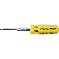 Hex-Calibre SAE Multi-Bit Screwdriver, Plastic Handle Northern Industrial Supply Inc.