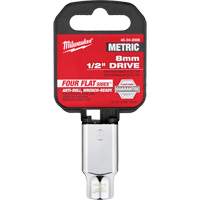 Metric Socket with Four Flat Sides, 8 mm, 1/2" Drive, 6 Points Northern Industrial Supply Inc.