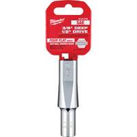 SAE Socket with Four Flat Sides, 3/8", 1/2" Drive, 6 Points, Deep Northern Industrial Supply Inc.