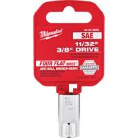 SAE Socket with Four Flat Sides, 11/32", 3/8" Drive, 6 Points Northern Industrial Supply Inc.