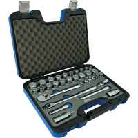 12 Point SAE & Metric Socket Attachment Set, 33 Pcs, 3/8" Drive Size Northern Industrial Supply Inc.