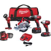 Trousse 5 pi&egrave;ces doutil combin&eacute; M18, Lithium-ion, 18 V Northern Industrial Supply Inc.
