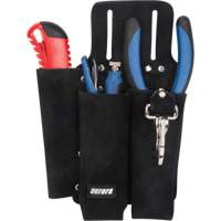 Porte-outils pour monteur de ligne, Porte-outil multiple, Cuir, 3 Poches Northern Industrial Supply Inc.
