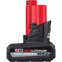 M12 Redlithium High Output XC5.0 Battery Pack, Lithium-Ion, 12 V, 5 Ah Northern Industrial Supply Inc.