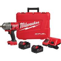 Ensemble de cl&eacute; &agrave; chocs &agrave; couple &eacute;lev&eacute; M18 Fuel avec One-Key &agrave; d&eacute;tente &agrave; broche, 18 V, Mandrin 1/2" Northern Industrial Supply Inc.