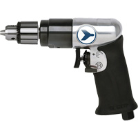 AD38VSRK Variable Speed Air Drill, 6 CFM, 1/4" NPT, 82 dBA, 3/8" Chuck, Keyed Northern Industrial Supply Inc.