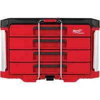 Boîte &agrave; outils avec 4 tiroirs PackOut, 16-3/10" x 22-1/5" x 14-3/10", Rouge Northern Industrial Supply Inc.