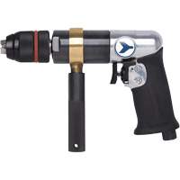 AD12VSR Variable Speed Air Drill, 6 CFM, 1/4" NPT, 1/2" Chuck, Keyless Northern Industrial Supply Inc.