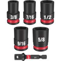 Jeu de douilles SAE &agrave; 6 pans Shockwave Impact Duty, 6 Mcx, Chocs, Prise de 3/8" Northern Industrial Supply Inc.