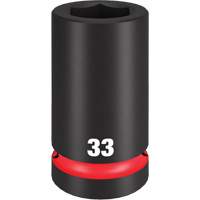 Shockwave Impact Duty Socket, Impact, 33 mm, 1" Drive, 6 Points, Deep Northern Industrial Supply Inc.