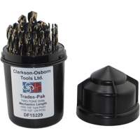 Two-Tone 29-Piece Mechanic's Drill Set, High Speed Steel Northern Industrial Supply Inc.