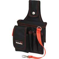 Small Technician's Pouch, Ballistic Polyester, Black/Red Northern Industrial Supply Inc.