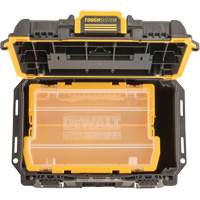 Boîte &agrave; outils compacte et profonde ToughSystem 2.0, 10" x 15-7/20" x 13-4/5", Noir/Jaune Northern Industrial Supply Inc.