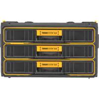 Unit&eacute; &agrave; trois tiroirs ToughSystem 2.0, 21-4/5" x 12-3/10" x 12-3/5", Noir/Jaune Northern Industrial Supply Inc.