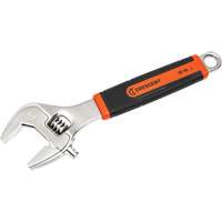 Adjustable Wrench, 10" L, 2-7/10"/38 mm Max Width, Chrome/Polished Northern Industrial Supply Inc.