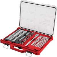 Jeu de cliquets et rochets avec organisateur &agrave; profil bas PACKOUT, 47 Mcx, Prise de 1/2", Profond Northern Industrial Supply Inc.