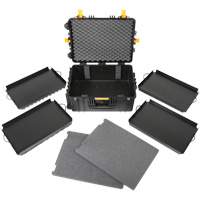 Heavy-Duty Portable Rolling Tool Case, 18-3/5" W x 24-3/5" D x 11-1/2" H, Black Northern Industrial Supply Inc.