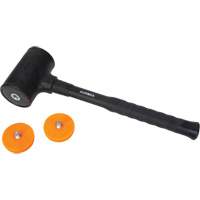 Dead Blow Hammer, 45 oz. Head Weight, Polyurethane Face, Fibreglass Handle, 13" L Northern Industrial Supply Inc.