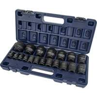 Jeu de douilles SAE, 19 Mcx, Chocs, Prise de 1/2" Northern Industrial Supply Inc.