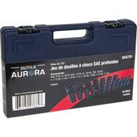 Jeu de douilles SAE, 19 Mcx, Chocs, Prise de 1/2", Profond Northern Industrial Supply Inc.