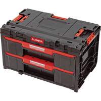Arx&reg; 2-Drawer Toolbox, 23-1/10" x 15" x 13-2/5", Black Northern Industrial Supply Inc.