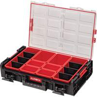 Arx&reg; 2X-Large Organizer with Bins, 23" x 15-1/5" x 6-4/5", Black Northern Industrial Supply Inc.