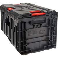 Arx&reg; Single Drawer Toolbox, 11-1/5" W x 18-3/10" D x 9-1/10" H, Black/Red Northern Industrial Supply Inc.