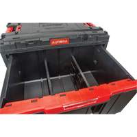 Arx&reg; Single Drawer Toolbox, 11-1/5" W x 18-3/10" D x 9-1/10" H, Black/Red Northern Industrial Supply Inc.
