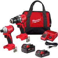Ensemble combin&eacute; de deux outils compact sans balai, Lithium-ion, 18 V Northern Industrial Supply Inc.