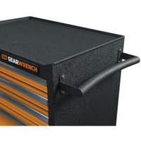 Armoire roulante pour outils s&eacute;rie GSX, 6 tiroirs, 36" la x 18-1/5" p x 37-2/5" h, Noir/Orange Northern Industrial Supply Inc.