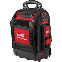 Sac &agrave; dos structur&eacute; PackOut, 9-1/2" lo x 18" la, Noir/Rouge, Polyester Northern Industrial Supply Inc.