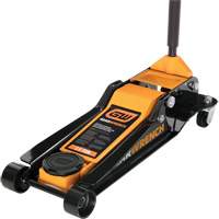 Low Profile Floor Jack, 3.5 Ton(s) Capacity, 3-3/4" Lowered, 21-3/4" Raised, Manual Hydraulic Northern Industrial Supply Inc.