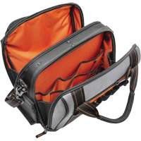 14" Tradesman Closed Top Tool Bag, Polyester, 32 Pockets, Black/Grey Northern Industrial Supply Inc.