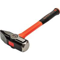 Fiberglass Blacksmith Hammer, 4 lbs Head Weight, 14" L Northern Industrial Supply Inc.