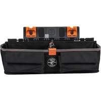 Module pour grande poche avec crochet en S Bucket Work Centre, Nylon, 3 pochettes, Noir/Orange Northern Industrial Supply Inc.