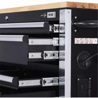 HDRC5212 Armoire mobile de s&eacute;rie HD, 12 tiroirs, 51-1/4" la x 21" p x 40-3/10" h, Noir Northern Industrial Supply Inc.