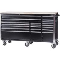 HDRC7220 Armoire mobile de s&eacute;rie HD, 20 tiroirs, 72" la x 24" p x 42-3/10" h, Noir Northern Industrial Supply Inc.