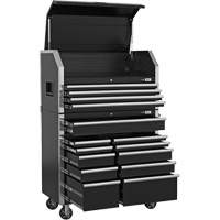 HDCC-4115 HD Series Toolbox Combo, 21-1/2" D x 44-1/5" W x 63-3/10" H, Black Northern Industrial Supply Inc.