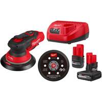 M12 FUEL 6" Random Orbital Sander Kit, 6" Sand Paper, 12 V Northern Industrial Supply Inc.