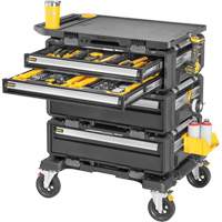 Poste de travail modulaire 5-en-1 TOUGHSYSTEM 2.0 DXL, 34" x 25-4/5" x 39", Noir/Jaune Northern Industrial Supply Inc.