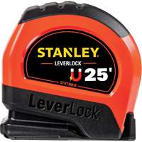 High-Visibility Magnetic LEVERLOCK&reg; Tape Measure, 25', Imperial Graduations Northern Industrial Supply Inc.